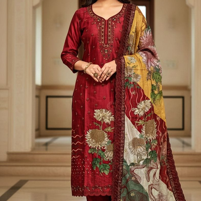 Pakistani Bin Sayeed inspired Party Three pieces