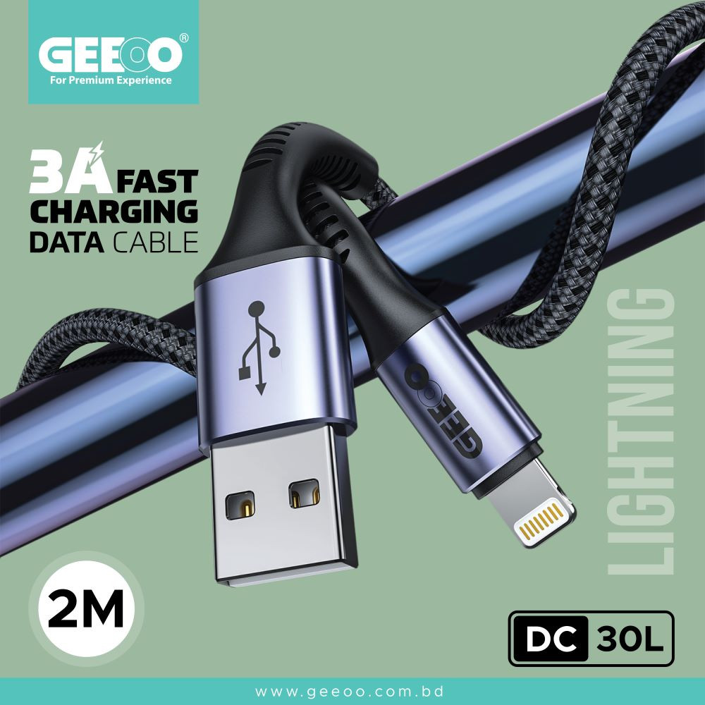 DC30 Lightning 3A Fast Charging Data Cable