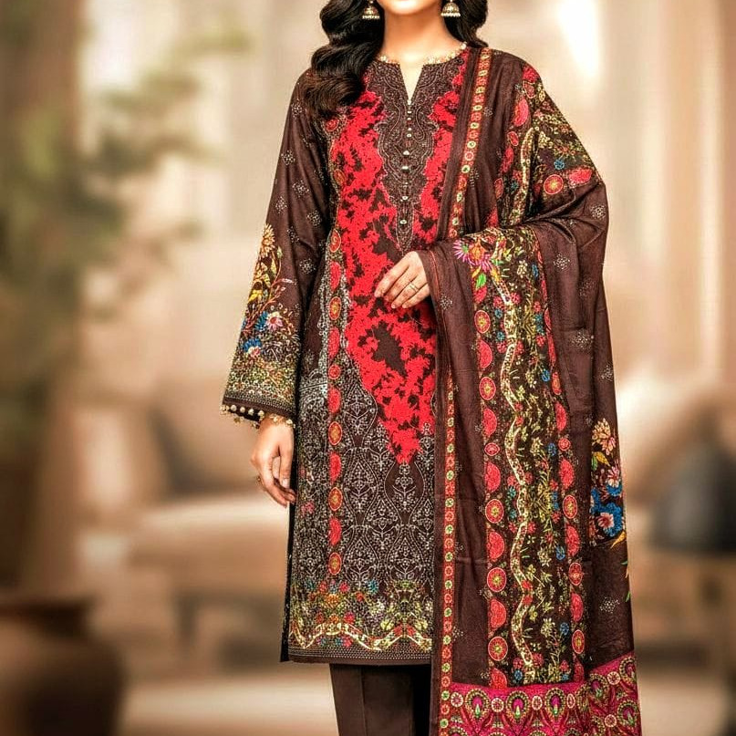 Pakistani Zam Zam Switch Lawn Three piece