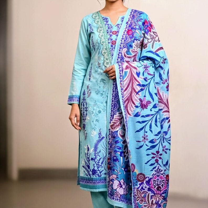 Pakistani Zam Zam Switch Lawn Three piece