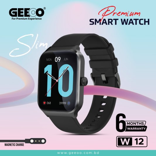 Image of W12 Bluetooth Calling Waterproof Smartwatch