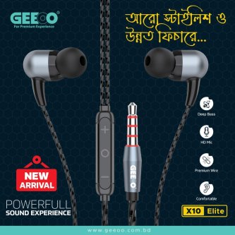 Image of X10 Elite Stylish & Powerful Sound Earphone