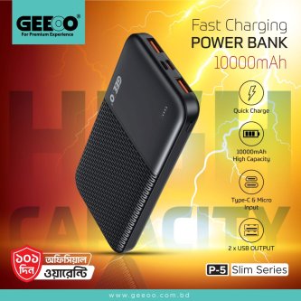 Image of P5 Slim Fast Charging 10000mAh Power Bank