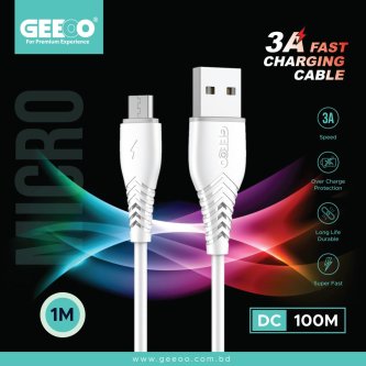 Image of 3A Fast Charging 1M Long  (Micro) Data Cable
